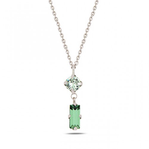 925 silver chain and pendant - Swarovski crystal MAE80-8